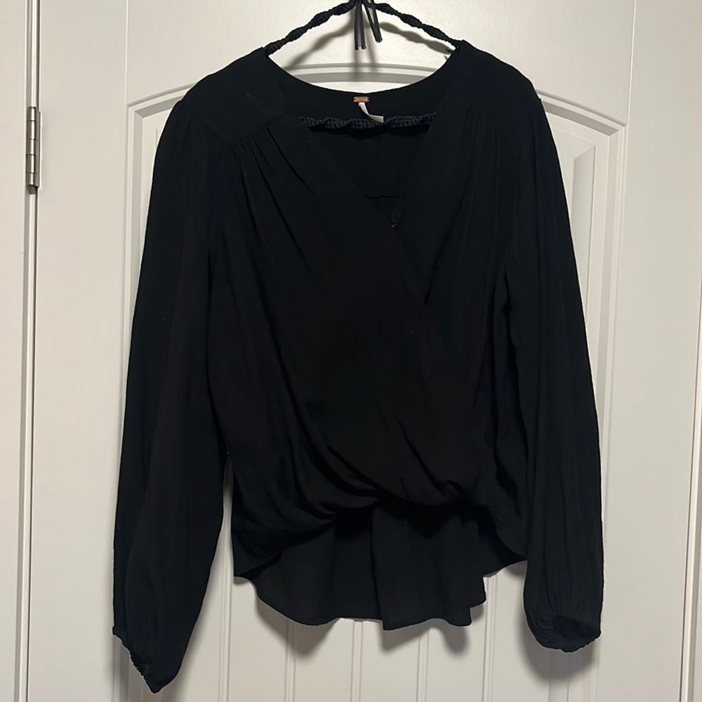 Free people black shirt